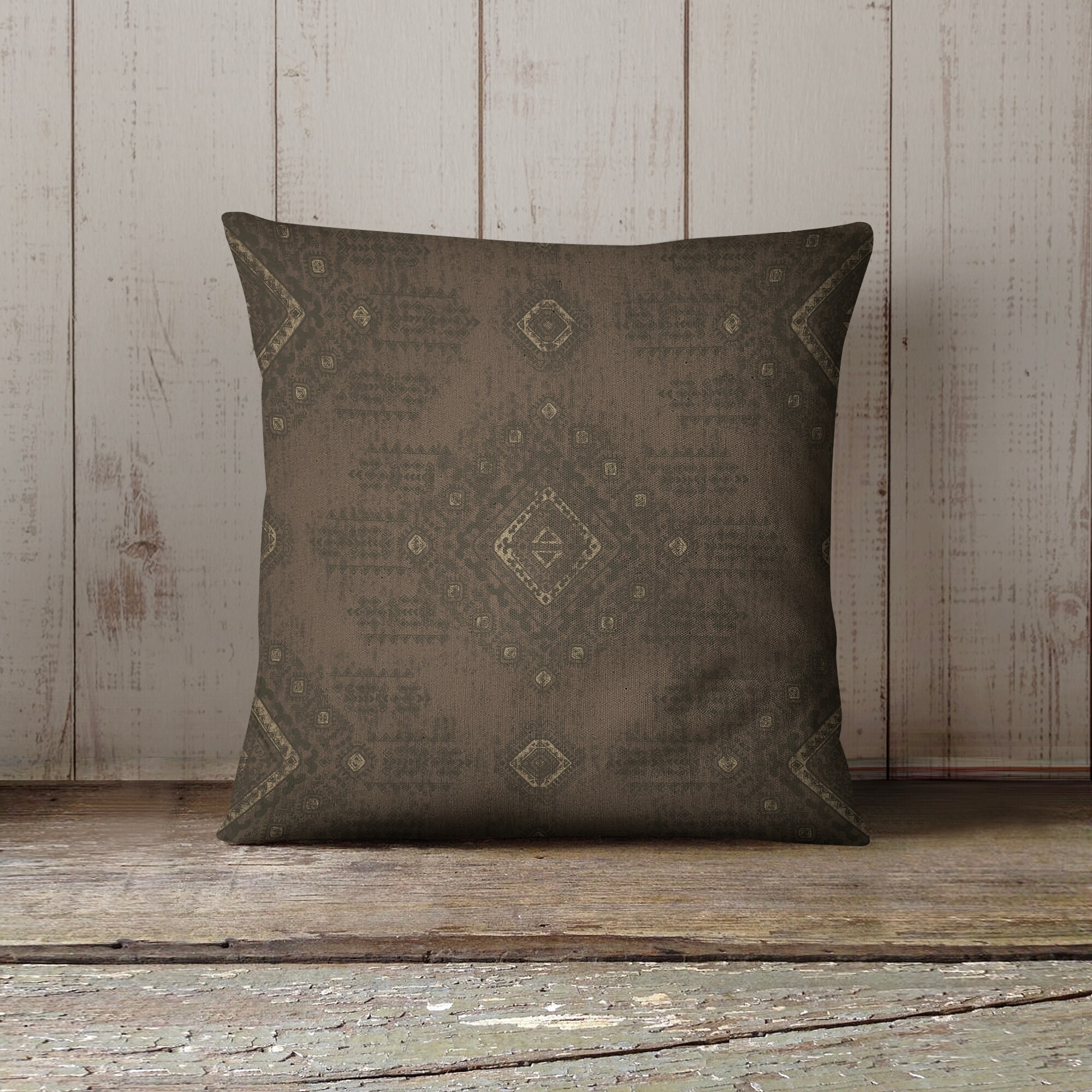ZEN BROWN Indoor|Outdoor Pillow By Kavka Designs - Bed Bath ZEN BROWN Indoor|Outdoor Pillow By Kavka Designs - Bed Bath